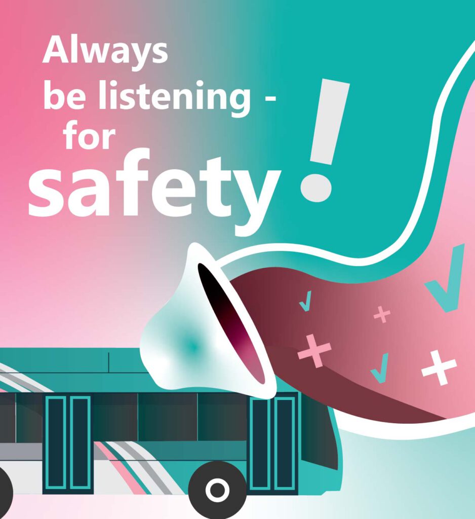 Listen for safety icon